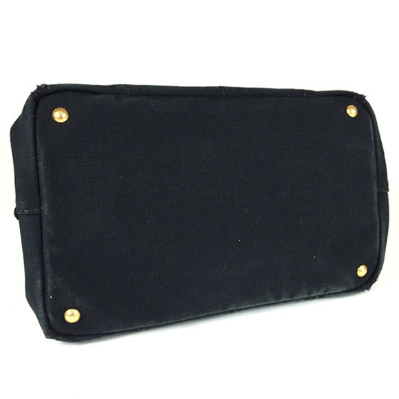Prada Canapa Tote Bag Canvas Black - Picture 4 of 6